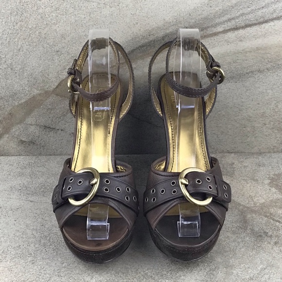 Coach Kendall Suede Wedges - Picture 3 of 8